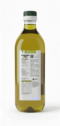 Weguarantee Naturals Extra Virgin Avocado Oil – 1L | Imported from Spain | Cold Pressed & Unrefined Cooking Oil for Frying, Grilling, Roasting & Baking | Rich in Monounsaturated Fats, Vitamin E & Omega-9 | Also Suitable for applying