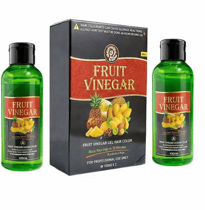 Fruit Vinegar Gel Hair Color - Black - 2 x 100ml