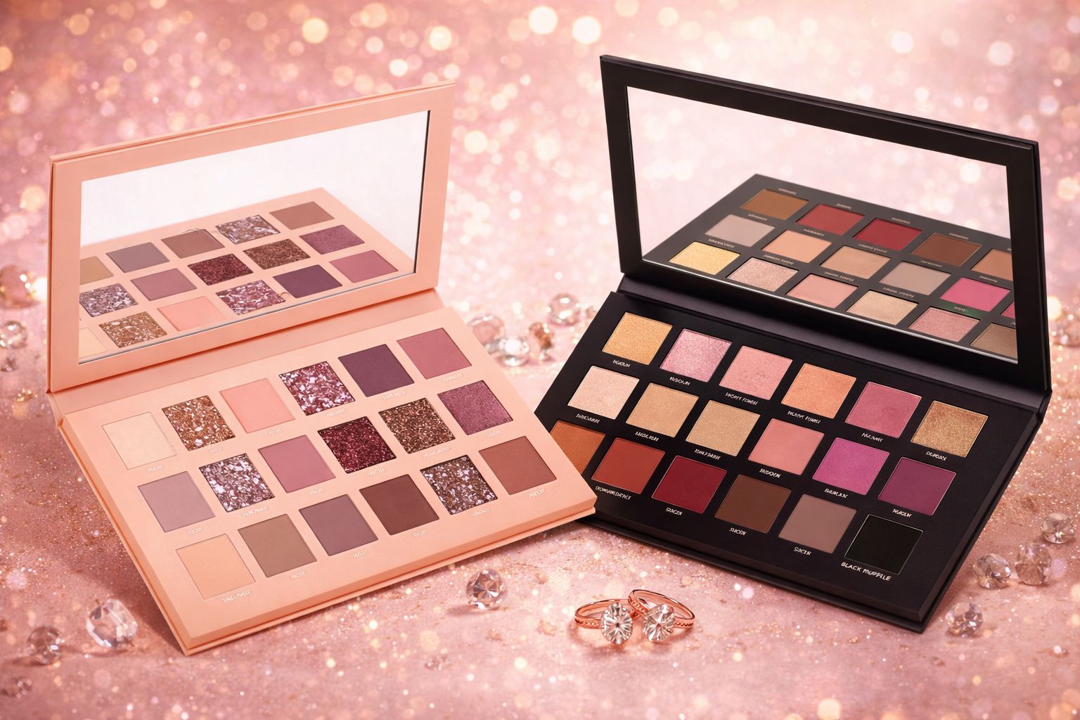 36-Color Glitter Matte Shimmer Eyeshadow Palette with Mirror