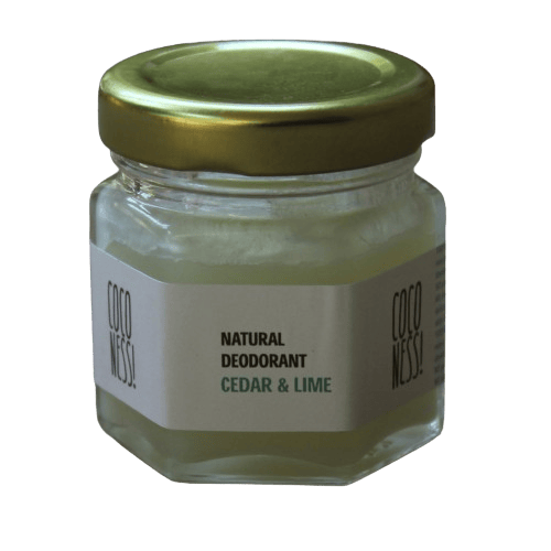 Coconess Natural Deodorant For Unisex, Cedar & Lime, 25G, Gel, fresh