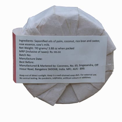 Coconess Rose & Milk Soap - 110 g