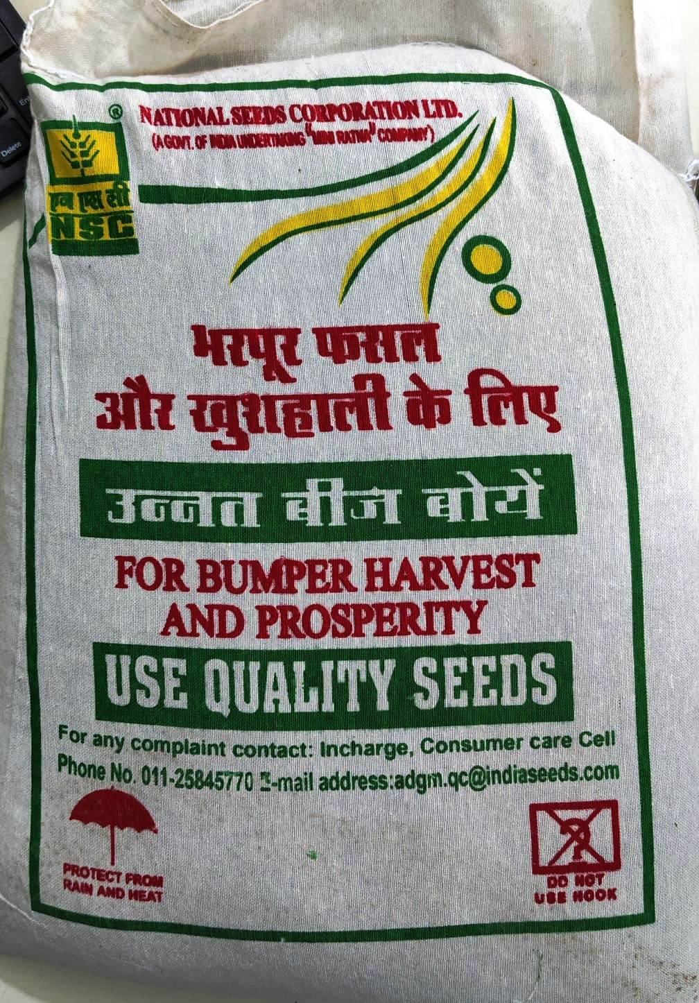 National Seeds Corporation Ltd. Quality Seeds for Bumper Harvest