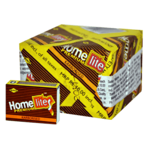 Home Lites Extra Strong Karborised Matchbox (pack of 10)