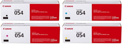 Canon Genuine 054 Complete 4-Color Toner Cartridge Set (CRG-054) Canon Genuine 054 Complete 4-Color Toner Cartridge Set (CRG-054)