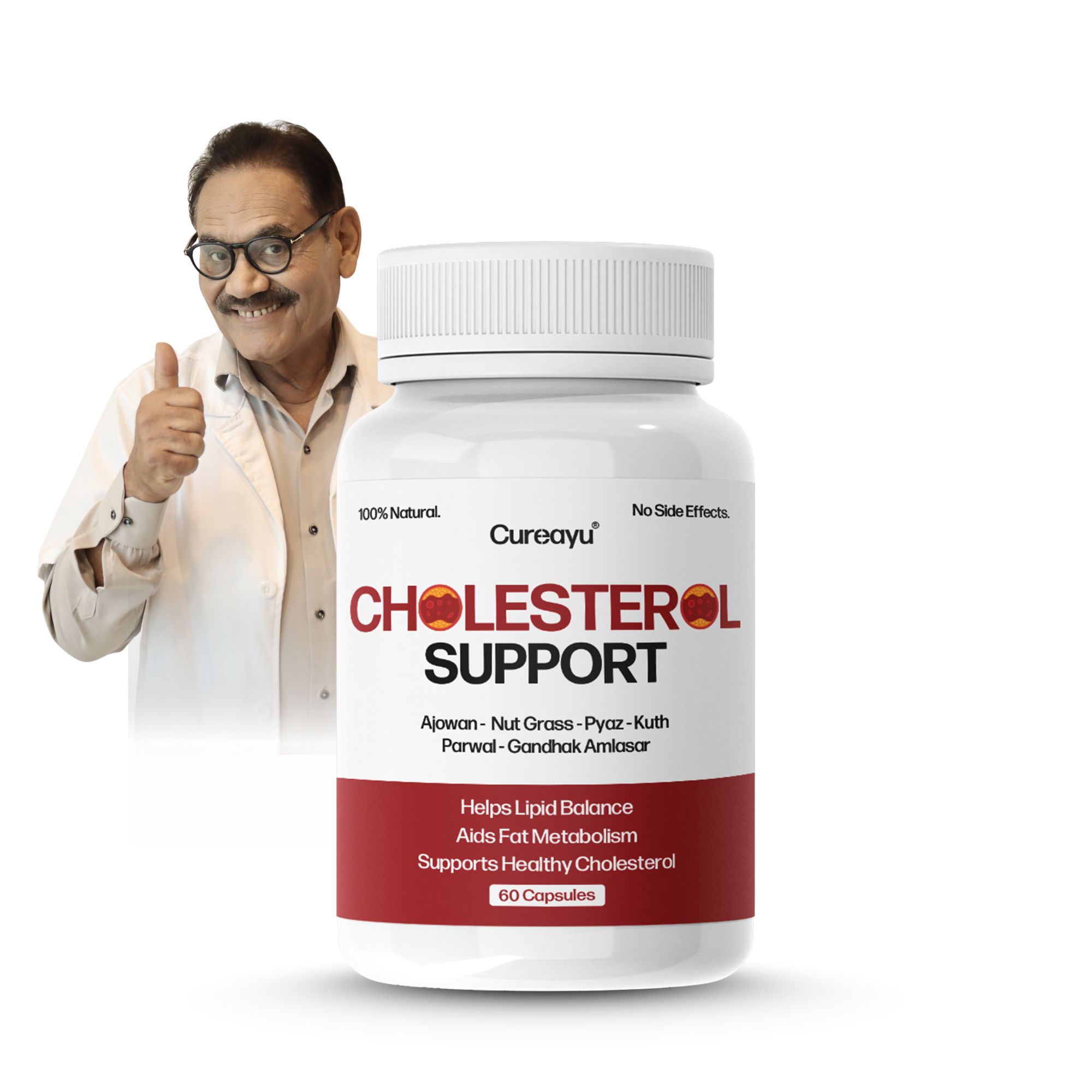 Cholesterol Support Capsules | Ayurvedic Lipid & Heart Health Support | For Healthy Cholesterol Levels & Fat Metabolism