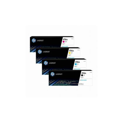 416A Toner Cartridge W2040A W2041A W2042A W2043A Colour Set with Chip Compatible for HP for Color LJ Pro M454dn,M454dw,MFPM479dw,M479fdn,M479fdw (Cyan,Magenta,Yellow,Black) - 4 Color Set