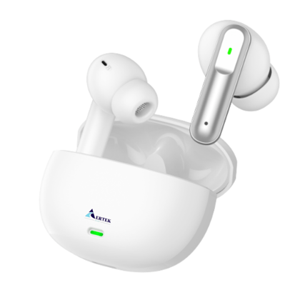 Airdropes 151, 45H Playtime, 13mm Dynamic Drivers, ENC TWS, type C fast charging-White