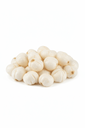 Puffed White Makhana Fox Nuts Lotus Seeds Healthy Snack