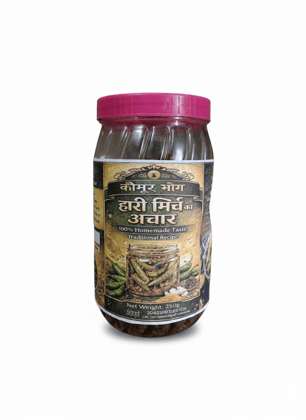 Koumur Bhog Hari Mirch Achar (Green Chilli Pickle) - 250g