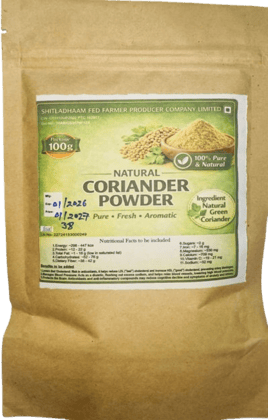 Natural Coriander Powder - 100% Pure & Aromatic Natural Coriander Powder - 100% Pure & Aromatic