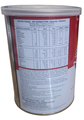 Protobert-SF Protein Powder Chocolate Flavour | No Added Sugar | Vitamins & Minerals Supplement 200g