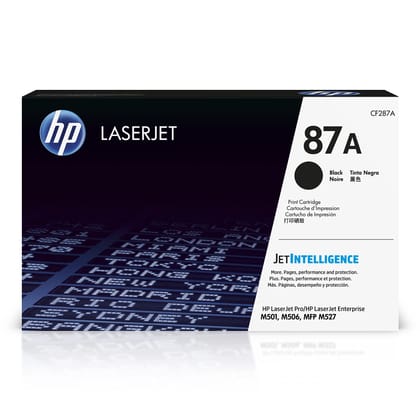 HP 87A CF287A Black Original LaserJet Toner Cartridge HP 87A CF287A Black Original LaserJet Toner Cartridge