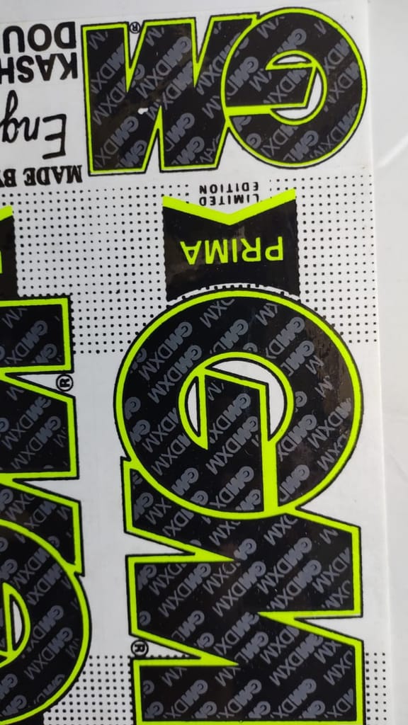 Self Adhesive, Vinyl Plastic, Cricket Bat Sticker -  GM - Sports and Fitness Equipment | Buy online on ZillyBuy
