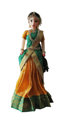 Decorative Half Saree Doll