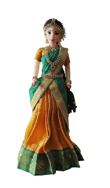 Decorative Half Saree Doll