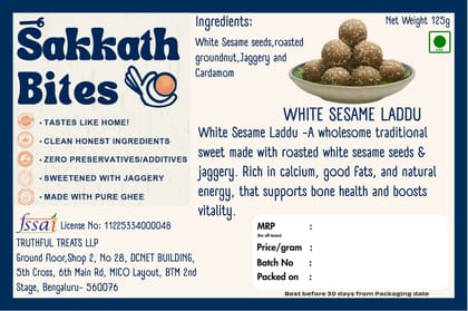 White Sesame Laddoo