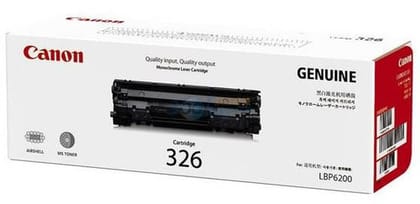 Canon CRG 326 Laser Toner Cartridge, Black, Standrad