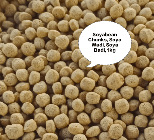 Soyabean Chunks, Soya Wadi, Soya Badi, Nutri Nuggets, Meal Maker 1kg