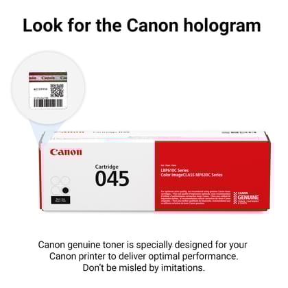 Canon 045 Original Toner Black for ISensys Laser Printers Canon 045 Original Toner Black for ISensys Laser Printers