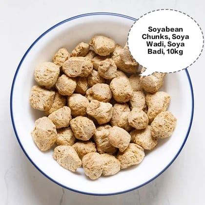 Soyabean Chunks, Soya Wadi, Soya Badi, Nutri Nuggets, Meal Maker 10kg