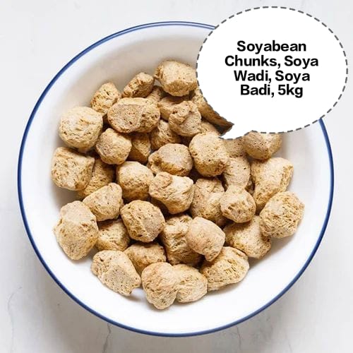 Soyabean Chunks, Soya Wadi, Soya Badi, Nutri Nuggets, Meal Maker 5kg