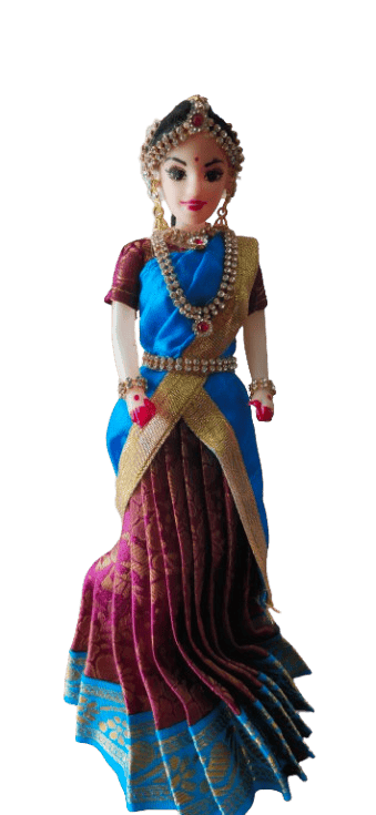 Decorative Half Saree Doll