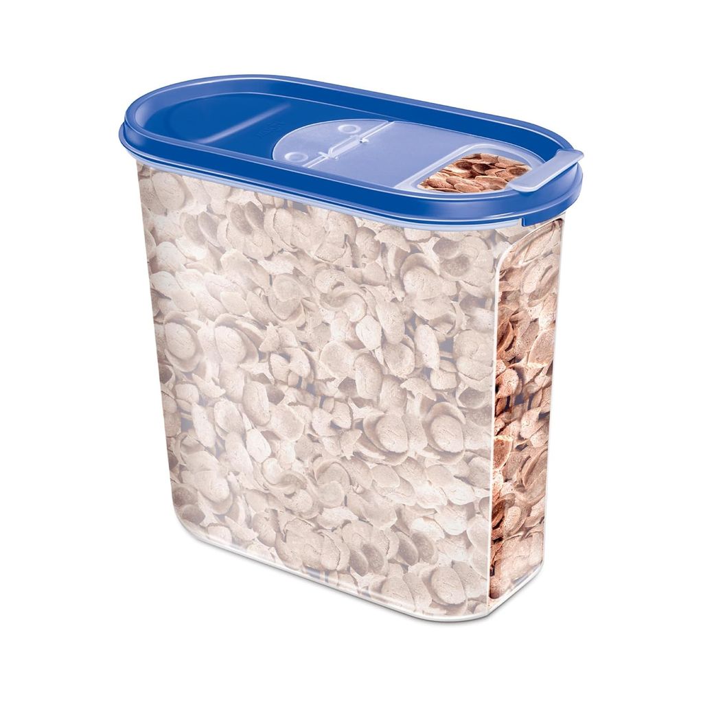 MILTON Stacko 360 Degree Dispenser, 1700 ml, Blue | Food Container | Storage Jar | Kitchen | Air tight | BPA Free | Food Grade | Refrigerator Safe