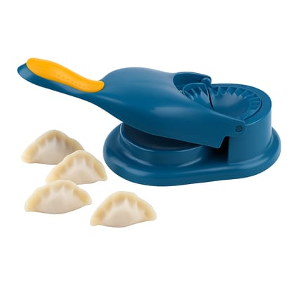 2-in-1 Dumpling Pack of 1 Maker Machine Gujiya Maker Plastic Vertical Dough Maker (Multicolor)