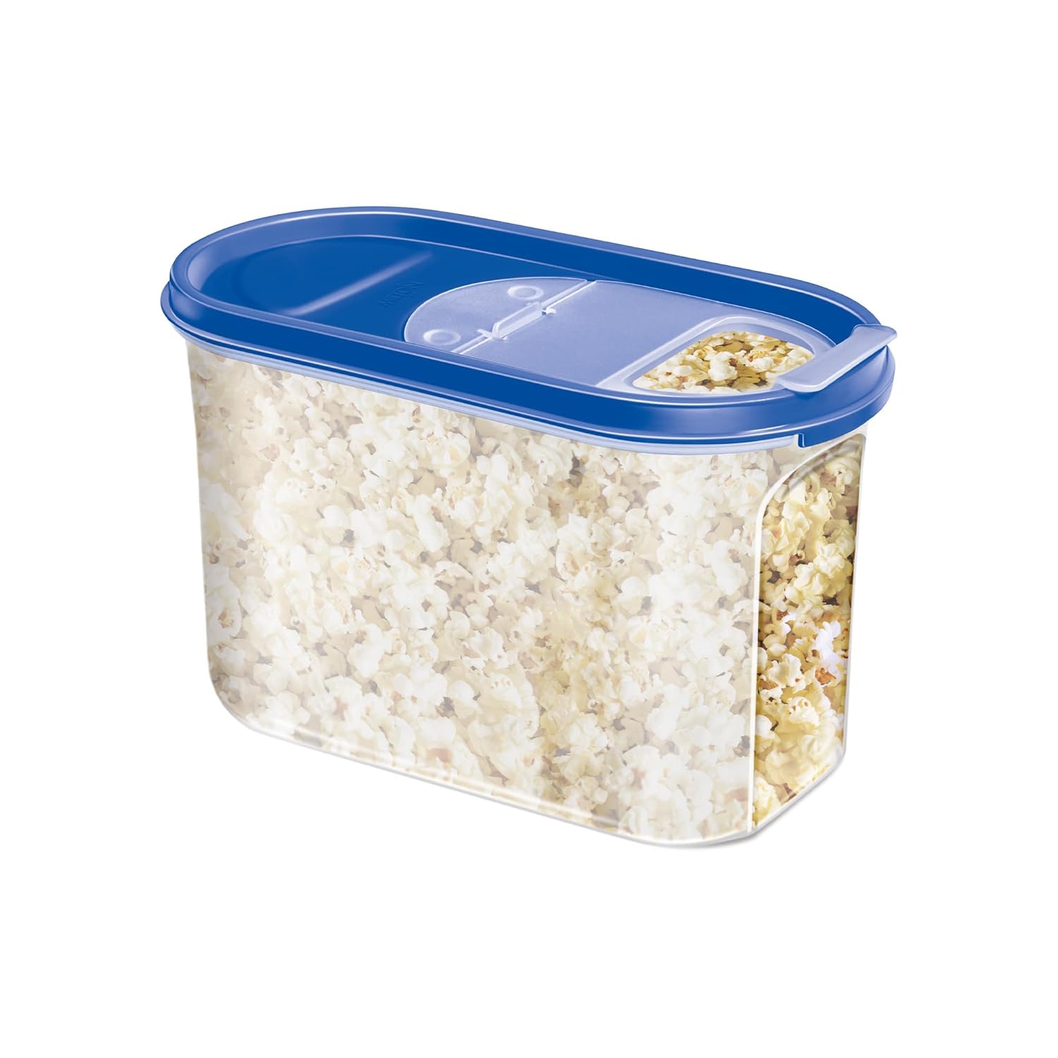 MILTON Stacko 360 Degree Dispenser, 1100 ml, Blue | Food Container | Storage Jar | Kitchen | Air tight | BPA Free | Food Grade | Refrigerator Safe