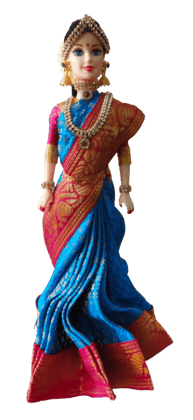 Traditional Indian Decorative Saree Doll