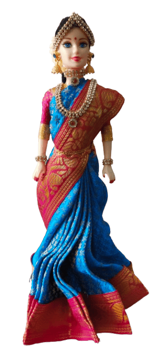 Traditional Indian Decorative Saree Doll