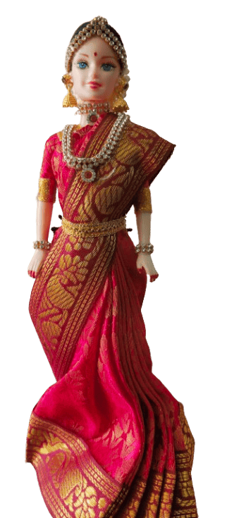 Traditional Indian Decorative Saree Doll