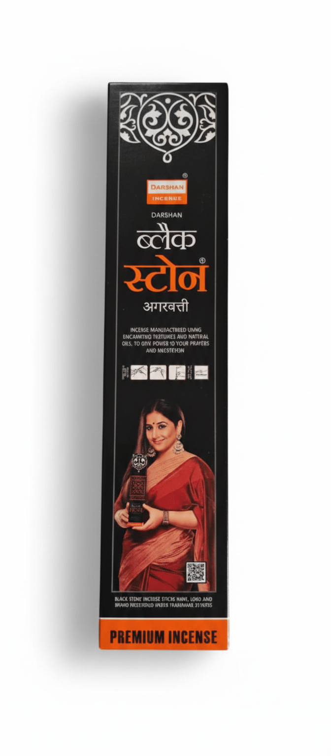Darshan Black Stone Incense Sticks