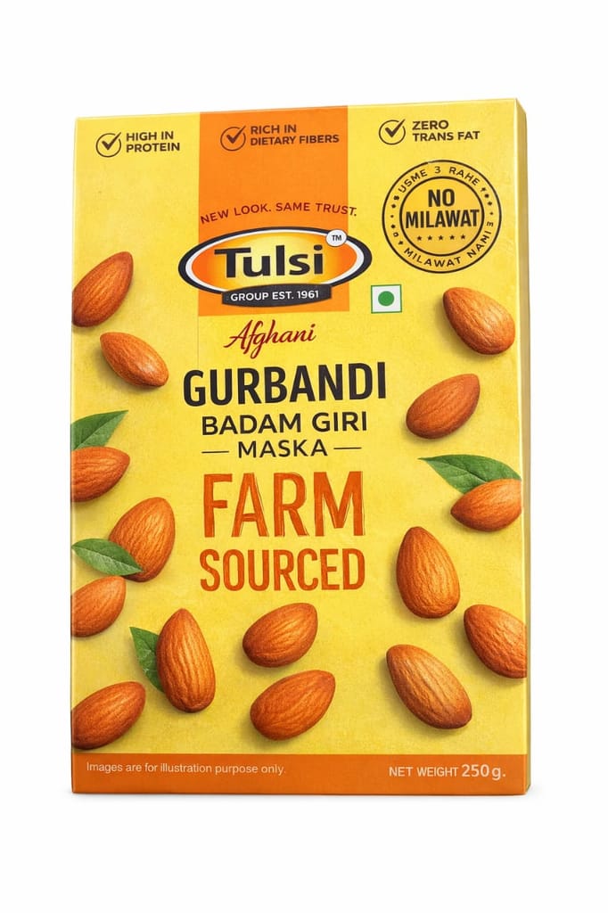 Tulsi Afghani Gurbandi Badam Giri (Maska)