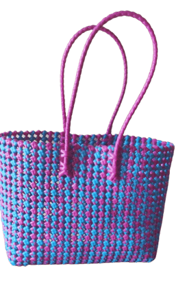 One dot one, blue and pink colour wire koodai