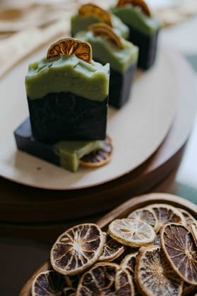 Charcoal Lime Luxury Cold Process Soap