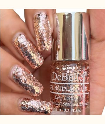 DeBelle Gold Glitter Nail Polish 6 ( Pack of 1 )