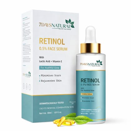 Advanced Retinol Anti-Aging Face Serum (Pack of 1) – Skin Renewing & Resurfacing Formula for Wrinkles, Fine Lines & Acne Scars | Youthful Radiance & Firming Treatment for Men & Women