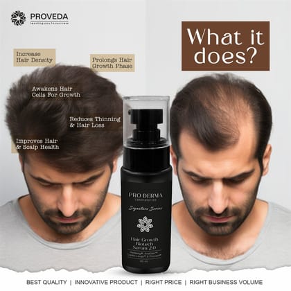 Pro Derma Advanced Hair Growth Serum (pack of 1 ) – Clinical Strength Anti-Hair Loss & Scalp Revitalizing Formula | For Thicker, Stronger & Denser Hair