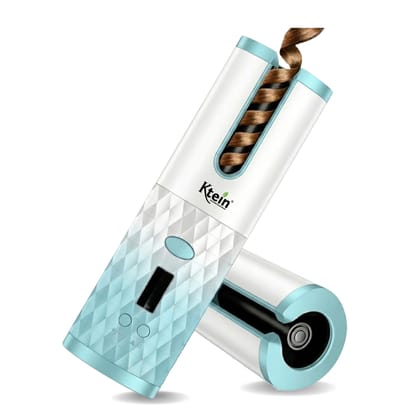 Ktein Cordless Advanced Curl Pro Automatic Hair Curler | Ceramic Tourmaline | Digital Temp Control | USB Charging - Color May Vary