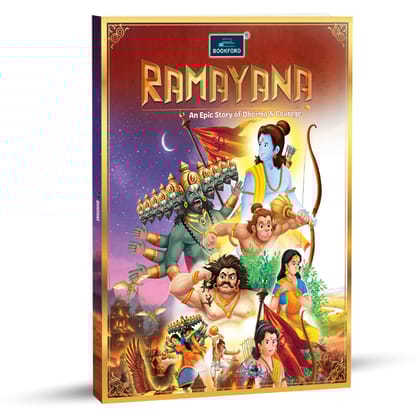 Ramayana Book in English Kids, Children – Indian Inspiring Religion Mythology Hindu Gods Epic Storybook for All Ages in English