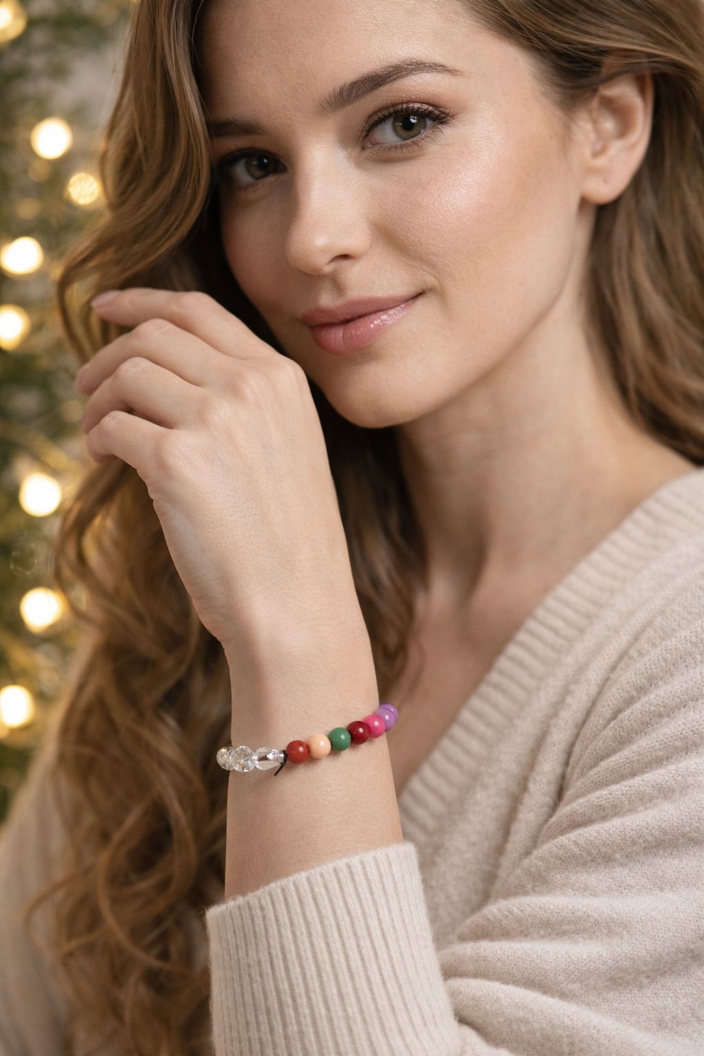 Pastel Bloom Charm Bracelet
