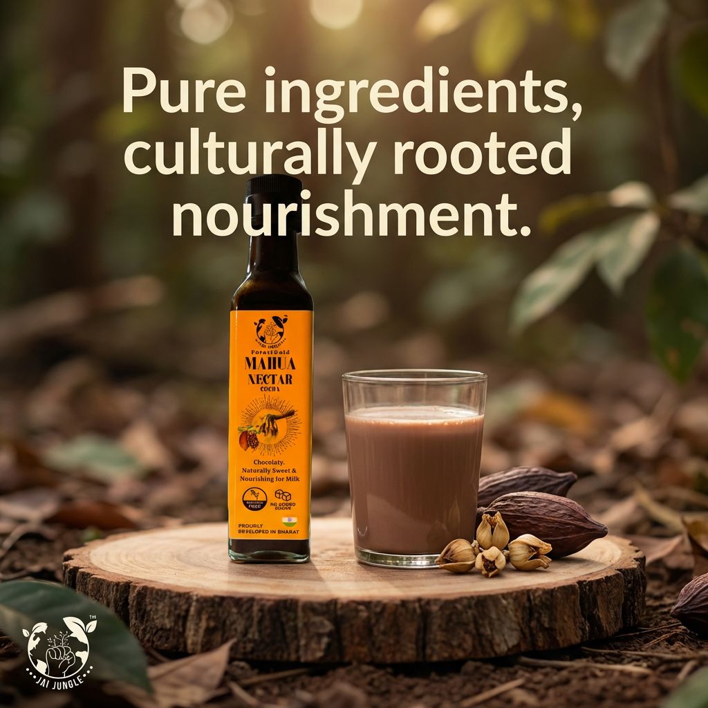 Mahua Nectar Cocoa : No Added Sugar Chocolaty Milk Mix