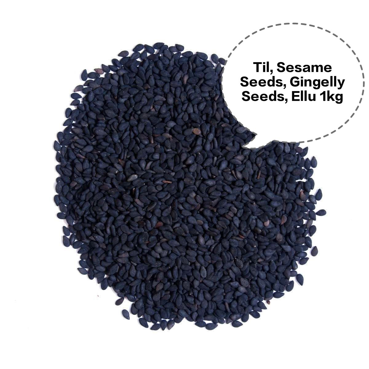 Til, Sesame Seeds, Gingelly Seeds, Ellu 1kg