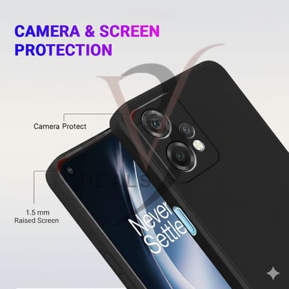 V3Deals Premium Liquid Silicone Back Cover Compatible for OnePlus Nord CE 2 Lite 5G | Soft-Touch Finish & Protective Case | Scratch-Resistant & Shockproof Mobile Cover