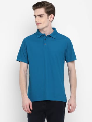 Kooltex Polo T-Shirt For Men - Blue-S / Blue