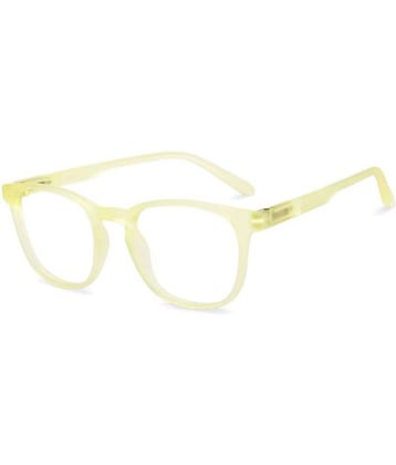 Creature Yellow Square Eyeglass Frame ( Pack of 1 )