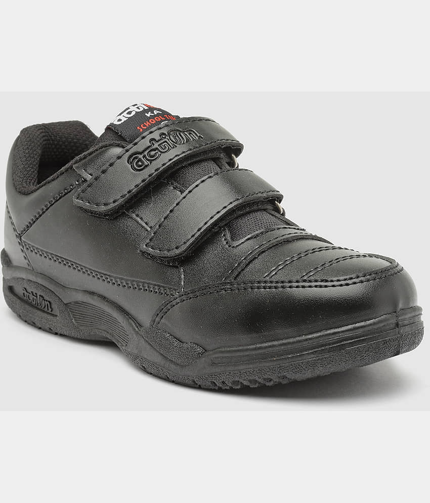 Action - Black Boy's School Shoes ( 1 Pair )