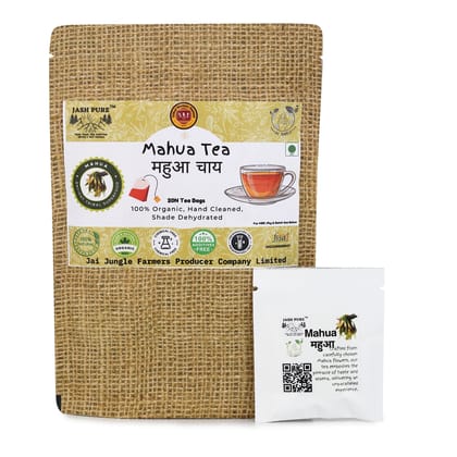 Mahua Infusion • Caffeine-Free Herbal Infusion of Forest Mahua Flowers (20 Tea Bags)