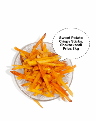 Sweet Potato Crispy Sticks, Shakarkandi Fries, Sweet Potato Finger Chips, Sweet Potato Masala Sticks, Shakarkandi Crunch 3kg